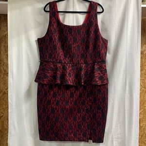 Rebel Wilson Peplum Dress